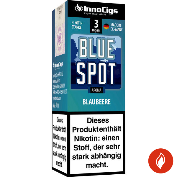 E-Liquid Innocigs Blue Spot Blaubeeren Aroma 3 mg