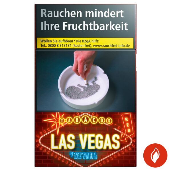 Las Vegas Red Zigaretten Schachtel