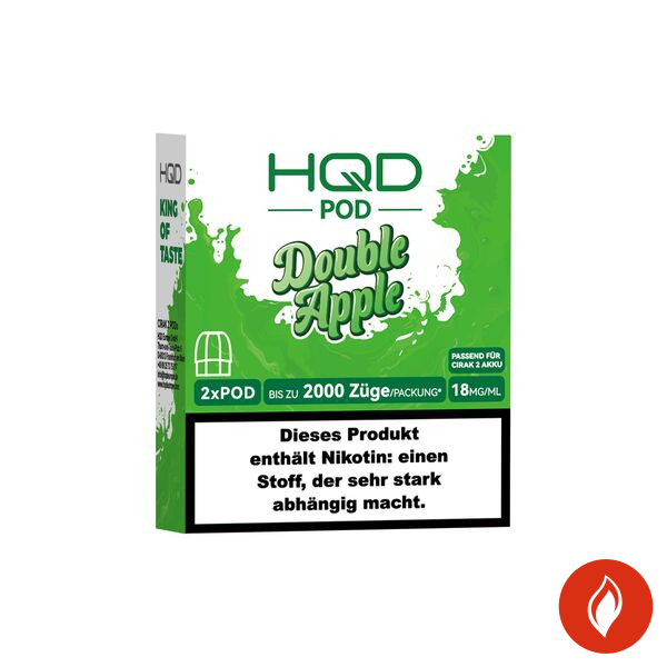 HQD Cirak 2 Double Apple 18mg Prefilled Pods