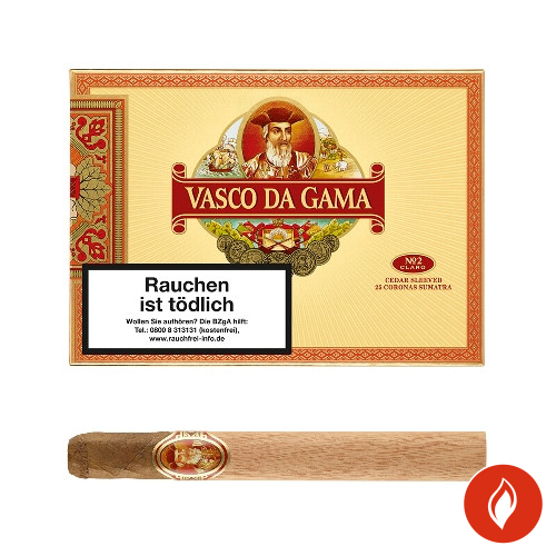 Vasco da Gama 922 Sumatra Zigarren 25er Schachtel