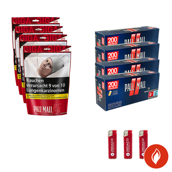 Pall Mall Volumentabak Red Beutel Aktion Large Pall Mall Rot