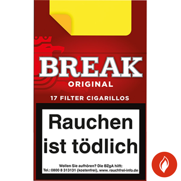 Break Zigarillos Red Naturdeckblatt Stange