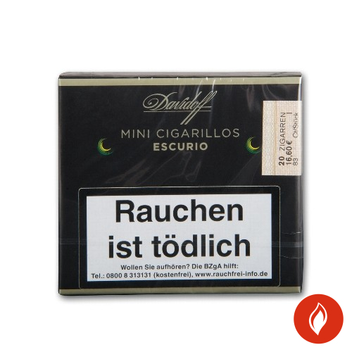 Davidoff Mini Cigarillos Escurio 20er Schachtel