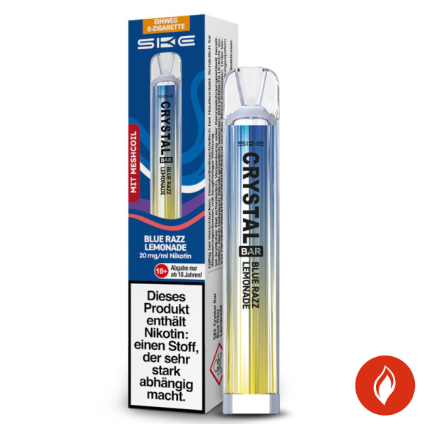 SKE Crystal Bar Blue Razz Lemonade Einweg E-Zigarette