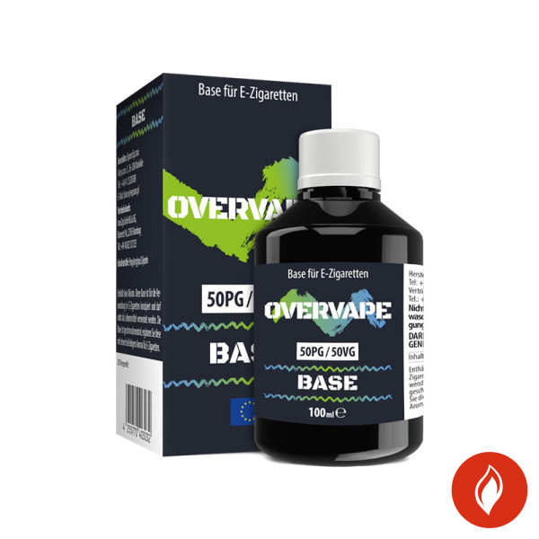 Overvape Base 50 PG 50 VG Flasche