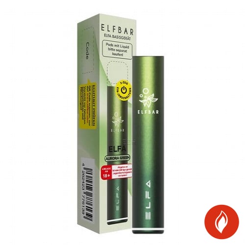 Elfbar ELFA CP Body Aurora Green Akku Stick E-Zigarette