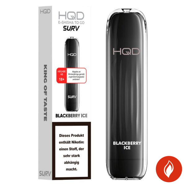 HQD Einweg E-Zigarette Surv Black Ice 18mg