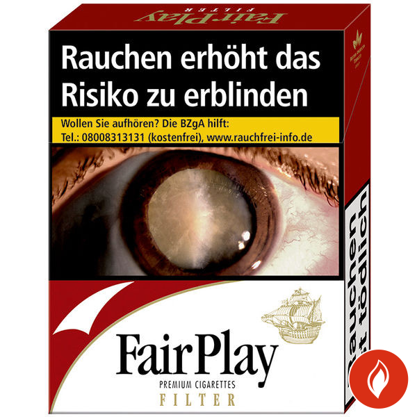 Fair Play Red Big Pack Zigaretten Einzelschachtel