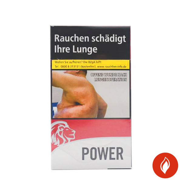 Power Red Long Zigaretten