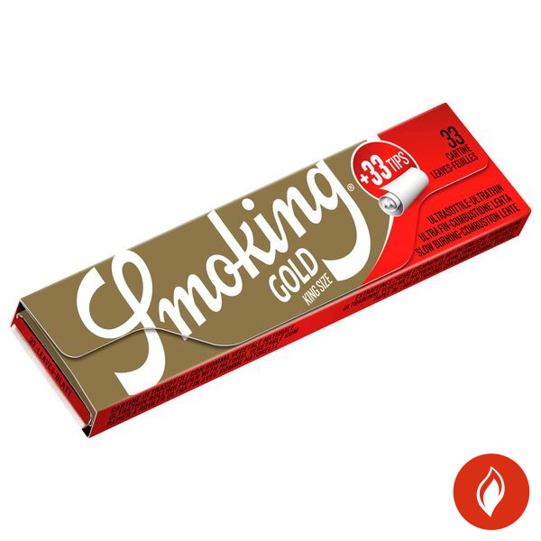 Smoking Gold King Size + Tips Booklet