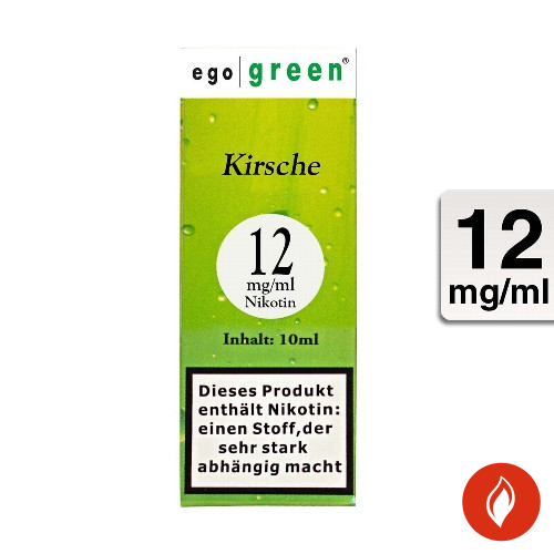 E-Liquid Ego Green Kirsche 12 mg