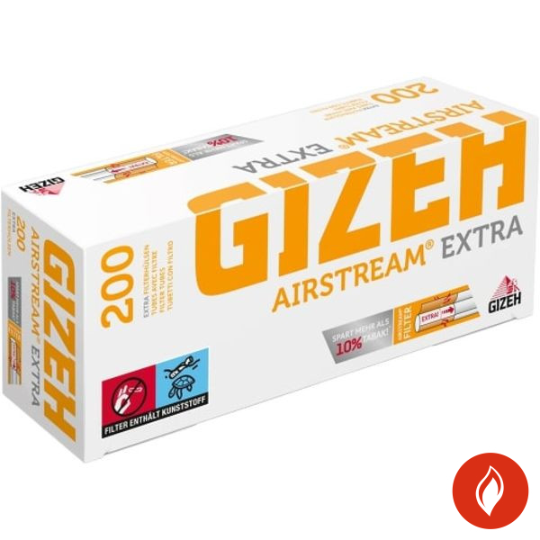 Gizeh Filterhülsen Airstream Extra Packung