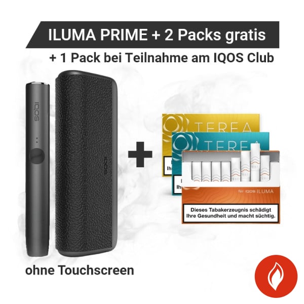 IQOS ILUMA PRIME Obsidian Black + gratis TEREA Sticks bei Registrierung