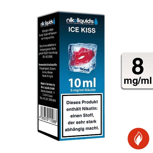 E-Liquid Nikoliquids Ice Kiss 8 mg 70 Pg 30 Vg