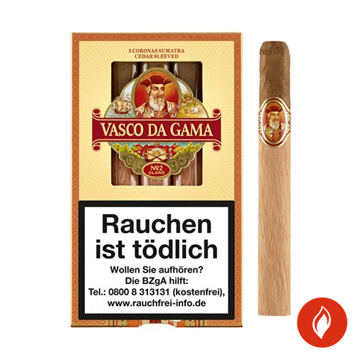 Vasco da Gama 922 Sumatra Zigarren Schachtel