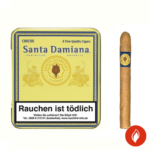 Santa Damiana Chicos Zigarren 8er Blechschachtel