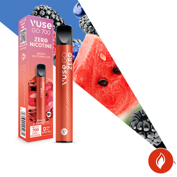 Vuse Go 700 Berry Watermelon 0mg Einweg E-Zigarette