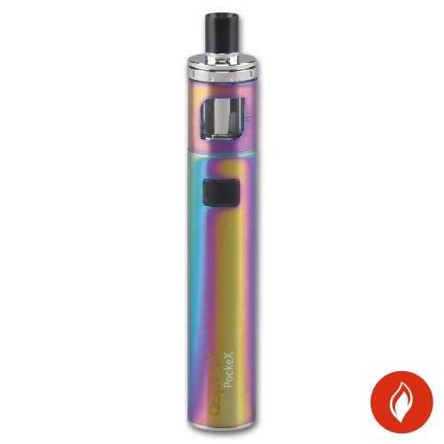 E-Zigarette ASPIRE Pockex Set regenbogen 1500 mAh 0,6 Ohm