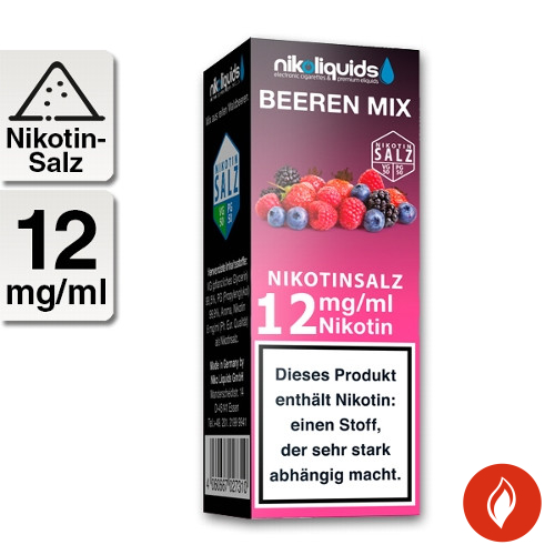 E-Liquid Nikotinsalz Nikoliquids Beeren Mix 12 mg