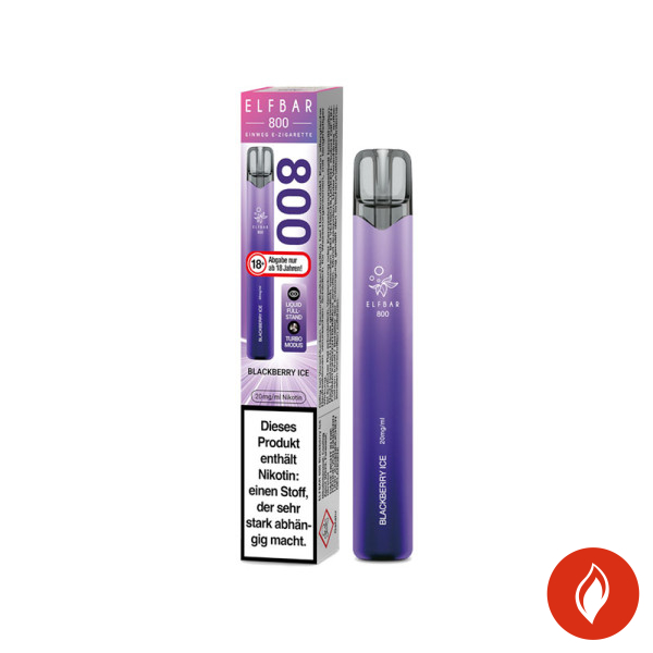 Elfbar 800 Blackberry Ice 20mg Einweg E-Zigarette
