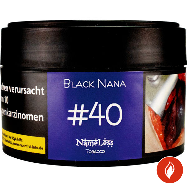 Nameless Black Nana 2.0 Wasserpfeifentabak Dose