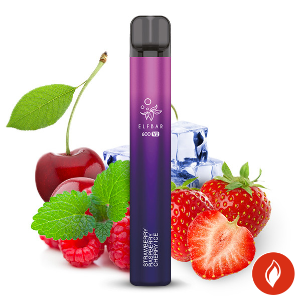 Elfbar V2 Strawberry Raspberry Cherry Ice 20mg CP Einweg E-Zigarette