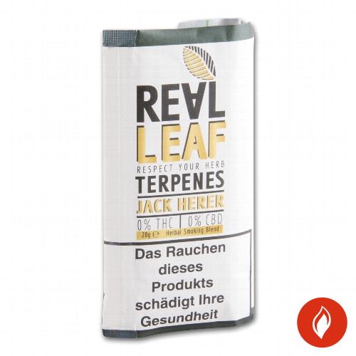 Real Leaf Terpenes Jack Herer ohne Nikotin & Zusatzstoffe Päckchen