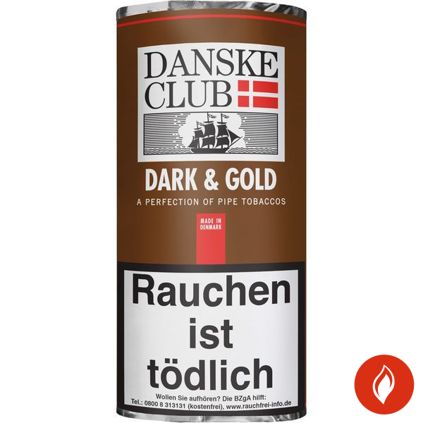 Danske Club Dark and Gold Pfeifentabak Pouch