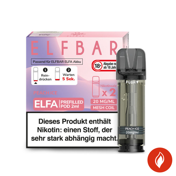 Elfbar Elfa Pods Peach Ice - 20mg Nikotin