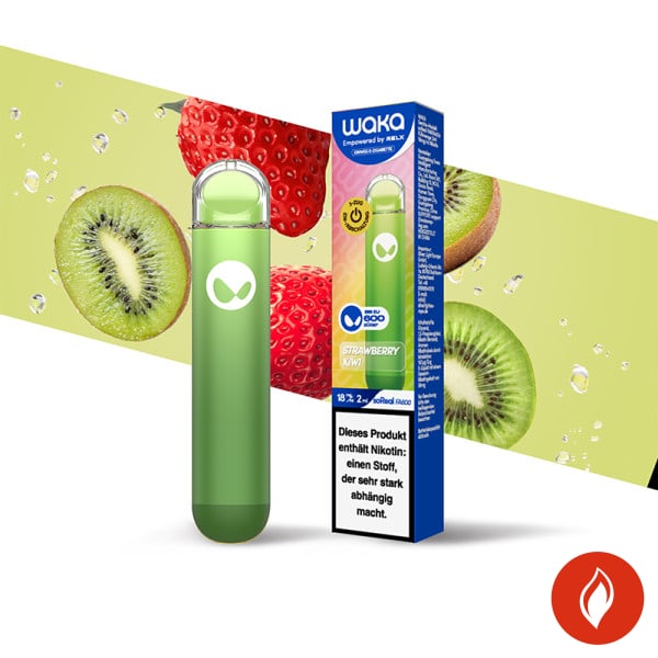 Waka SoReal Strawberry Kiwi 18mg Einweg E-Zigarette