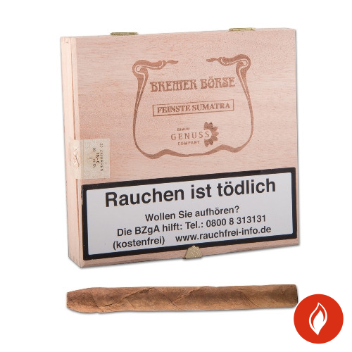 Bremer Börse Senoritas Sumatra Zigarren Schachtel