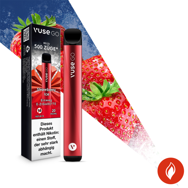 Vuse Go Strawberry Ice Einweg E-Zigarette 20mg