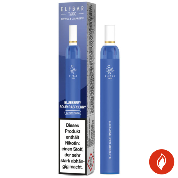 Elfbar T600 Blueberry Sour Raspberry  20mg Einweg E-Zigarette