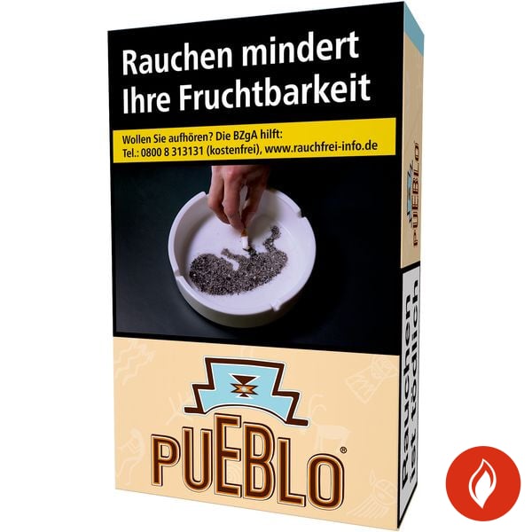 Pueblo Classic Maxi Pack Zigaretten Schachtel
