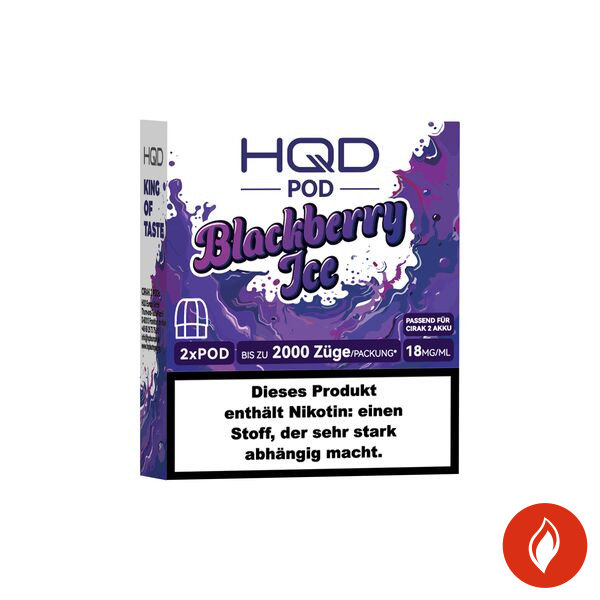 HQD Cirak 2 Blackberry Ice 18mg Prefilled Pods
