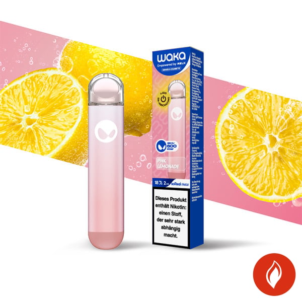 Waka SoReal Pink Lemonade 18mg Einweg E-Zigarette
