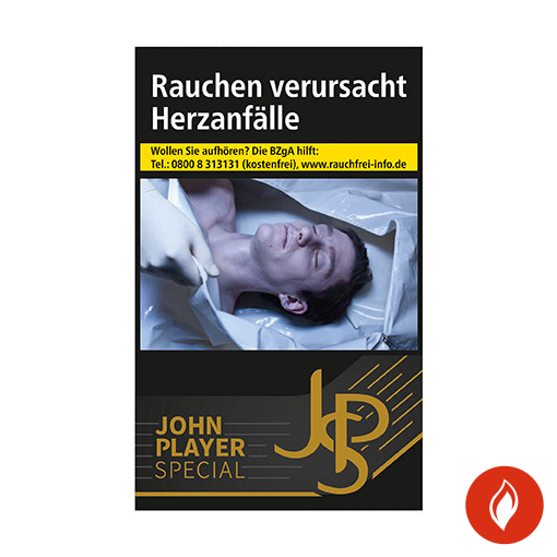JPS Black Zigaretten Stange