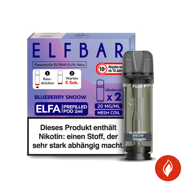 Elfbar Elfa Pods Blueberry Snoow - 20mg Nikotin