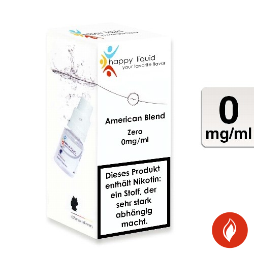 E-Liquid Happy Liquids American Blend 0 mg