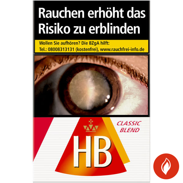 HB Classic Blend Original Pack Zigaretten Schachtel