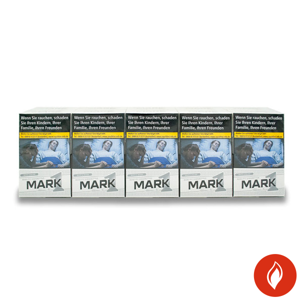 Mark Adams No. 1 White & Silver Original Pack Zigaretten Stange