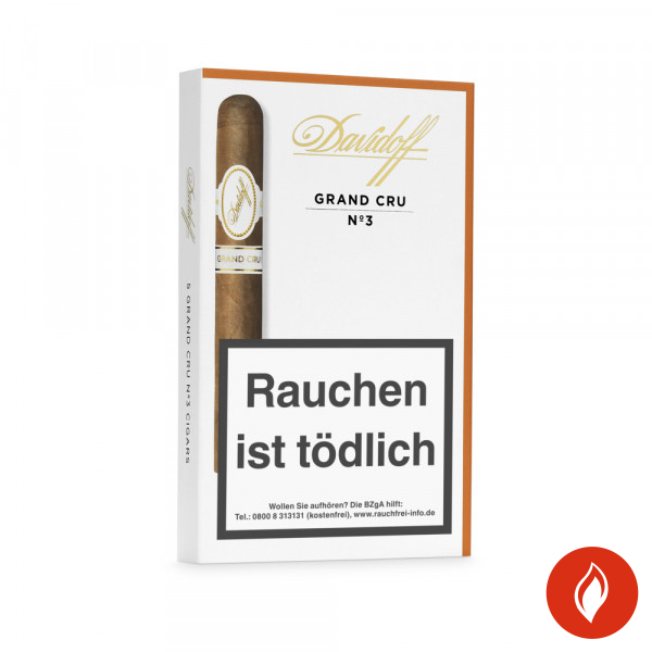 Davidoff Grand Cru No. 3 Zigarren 5er Schachtel