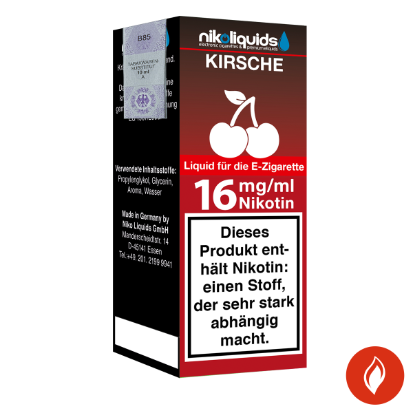 E-Liquid Nikoliquids Kirsche 16mg