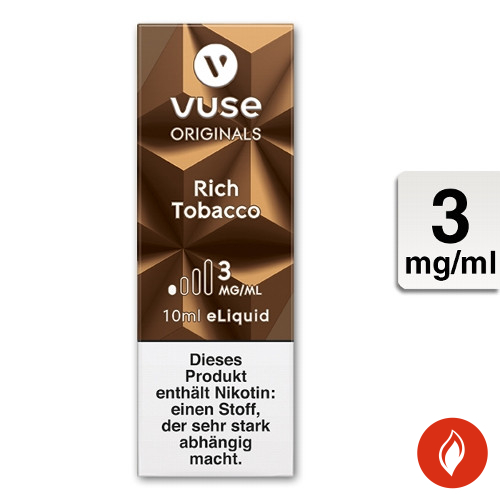 E-Liquid VUSE Bottle Rich Tobacco 3mg