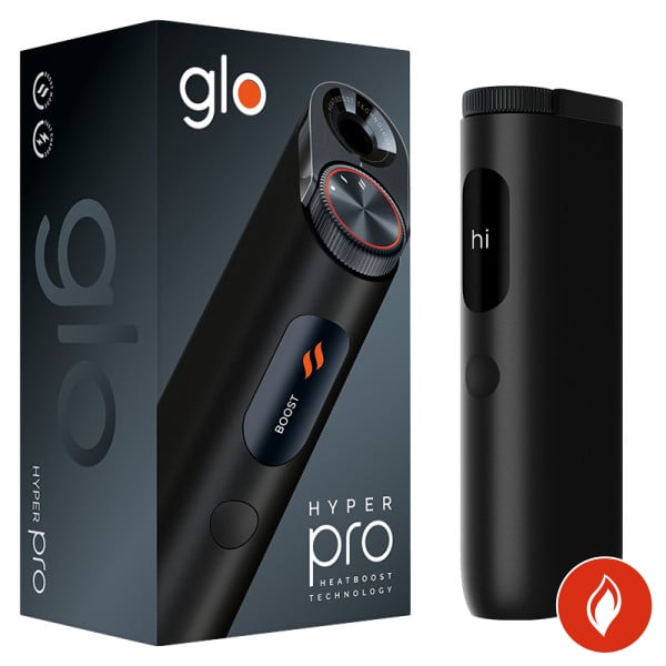 Glo Hyper Pro Obsidian Black Device Packung