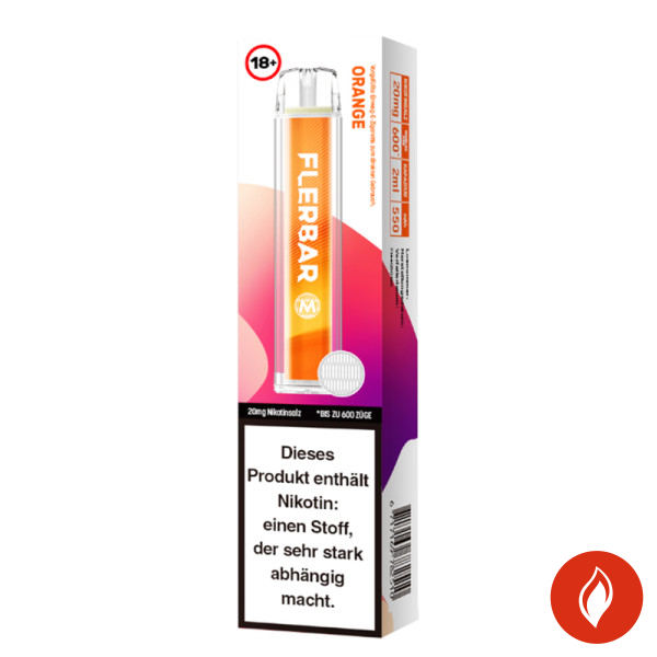 Flerbar Orange 20mg Einweg E-Zigarette