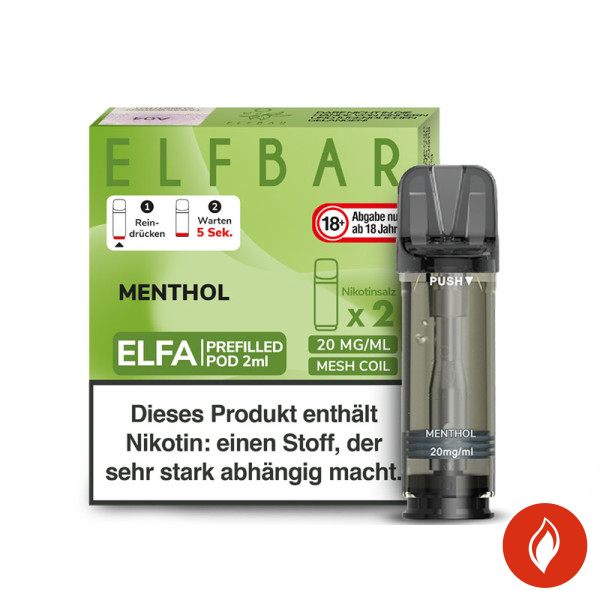 Elfbar Elfa Pods Menthol - 20mg Nikotin