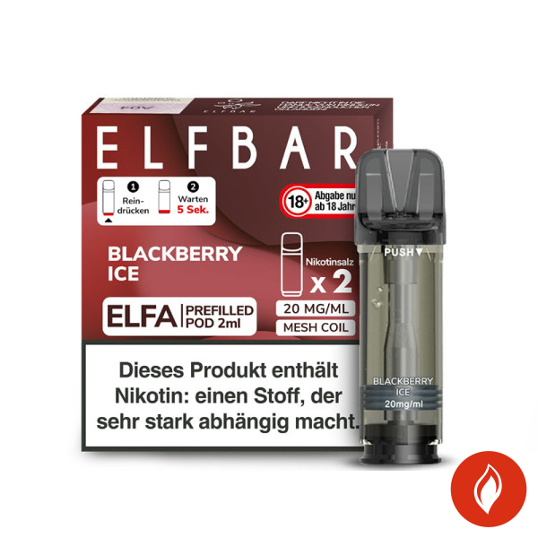 Elfbar Elfa Pods Blackberry Ice - 20mg Nikotin