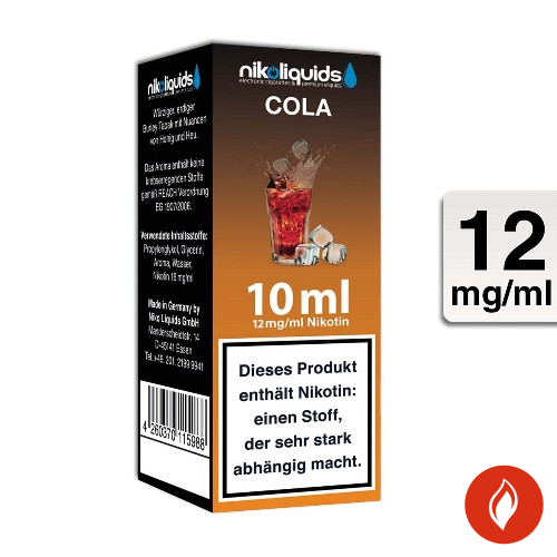 E-Liquid Nikoliquids Cola 12 mg 70 Pg 30 Vg