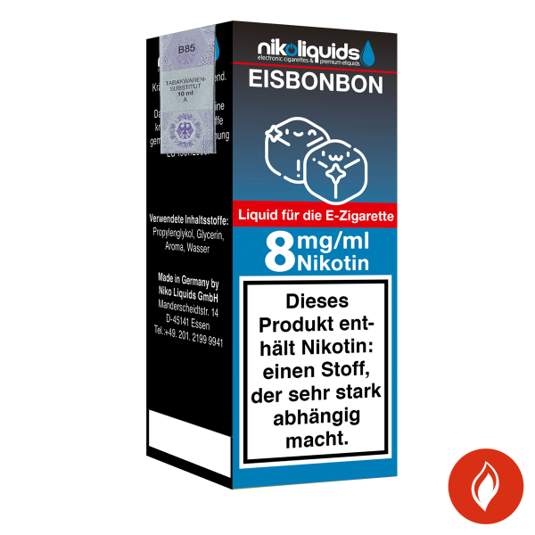 E-Liquid NIKOLIQUIDS Eisbonbon 8 mg